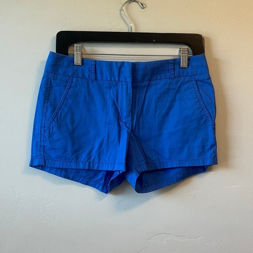 J.Crew Chino Kobalt Blue 3" inseam shorts